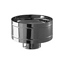 Купить Зонт с ветрозащитой D-115 для дымохода из нержавеющей стали Прок