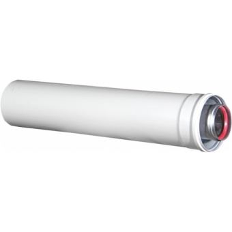 Удлинитель коаксиальный Ø80/125 мм L=0,5м Ø80 мм - AL, Ø125 мм (для неконденсационных котлов)