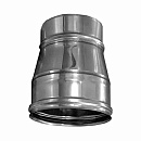 Купить Переходник D 100/130 для дымохода из нержавеющей стали Прок